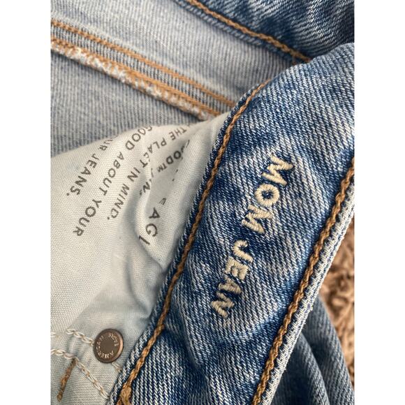 American Eagle Mom Jean Women Size 8 Regular Stretch Tapered Straight - Picture 5 of 8